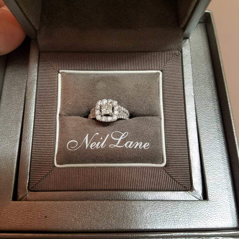14k Neil Lane 2 1/2 ct Diamond Bridal set